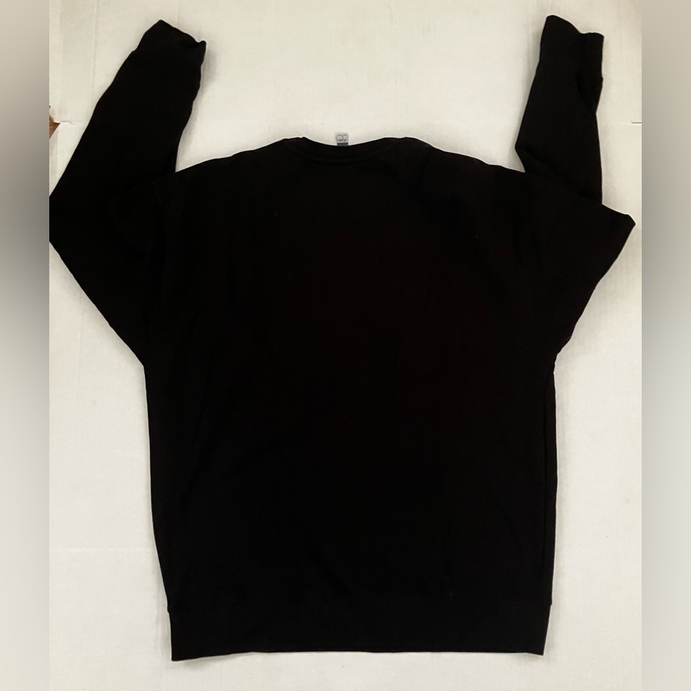 Studio Rains x Mirror & Thread Black Ghost Sweatshirt-Large - Spooky Cute-Unisex - Picture 3 of 7